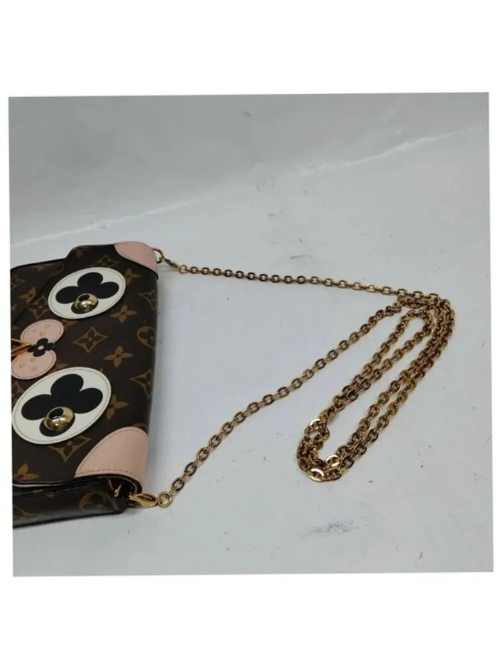 Authentic Louis Vuitton Monogram Felicie Pochette Owl Limited Edition Bag